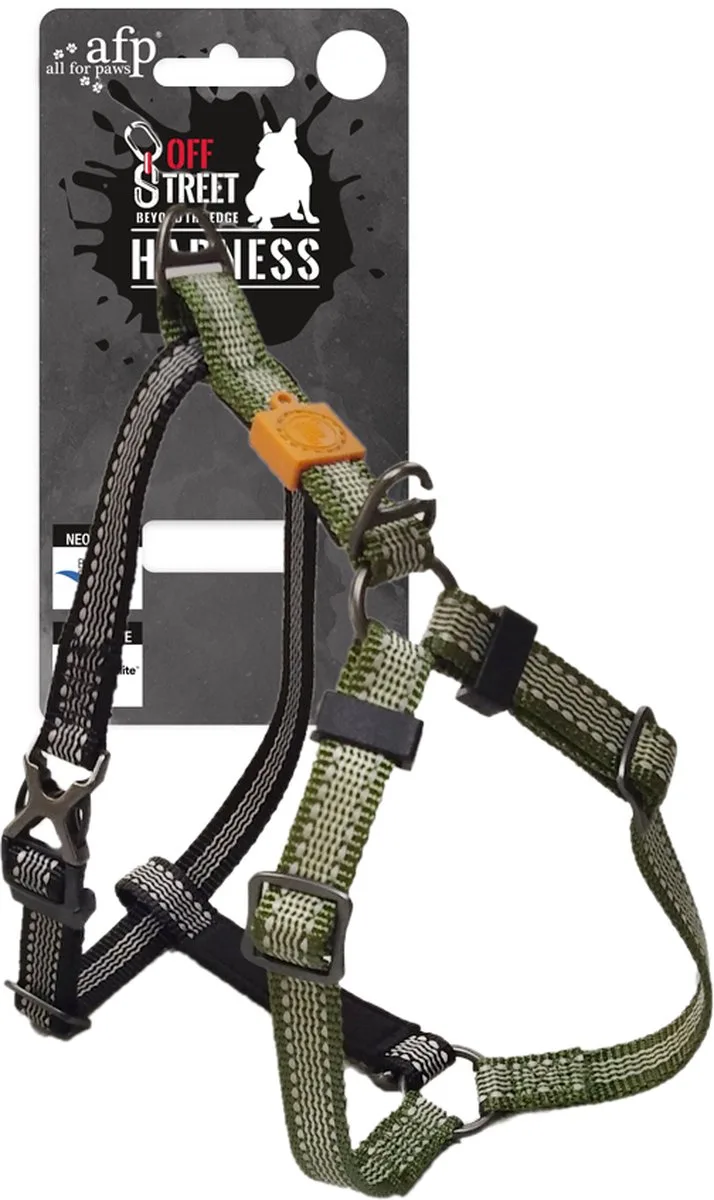 AFP Off Street Dog Non-pull Harness Olive Green XL de All For Paws en Vert, Gris – photo produit