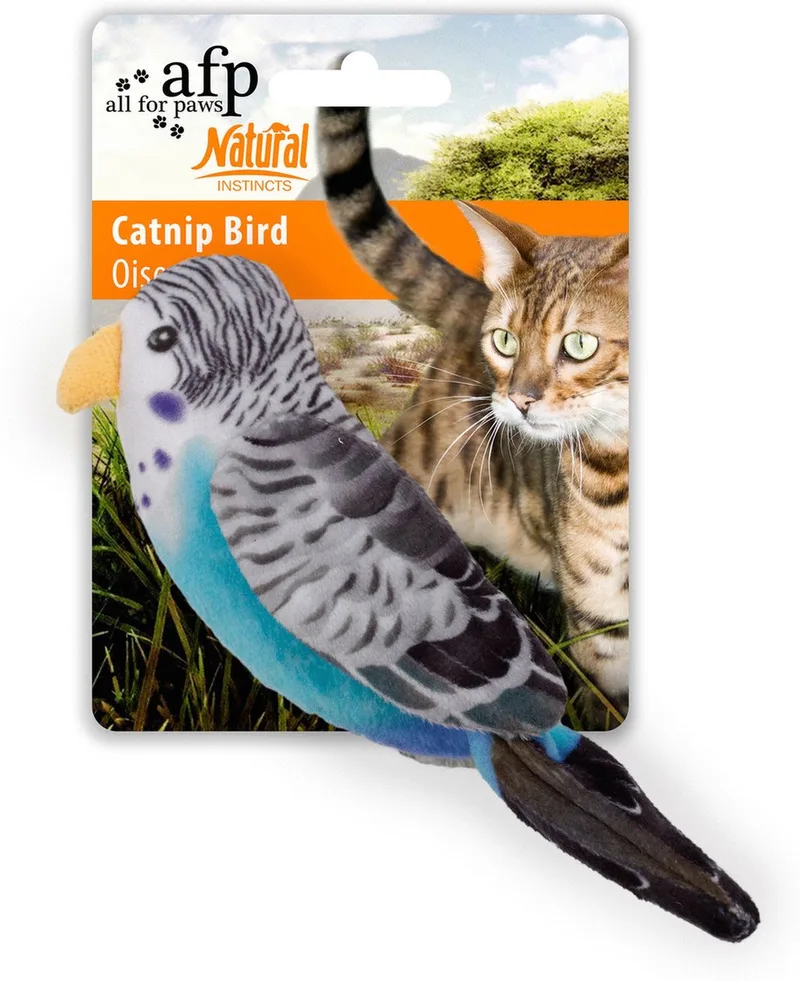 Bird - Kattenspeelgoed - 15x5x5 cm by All For Paws in Assorti – product photo