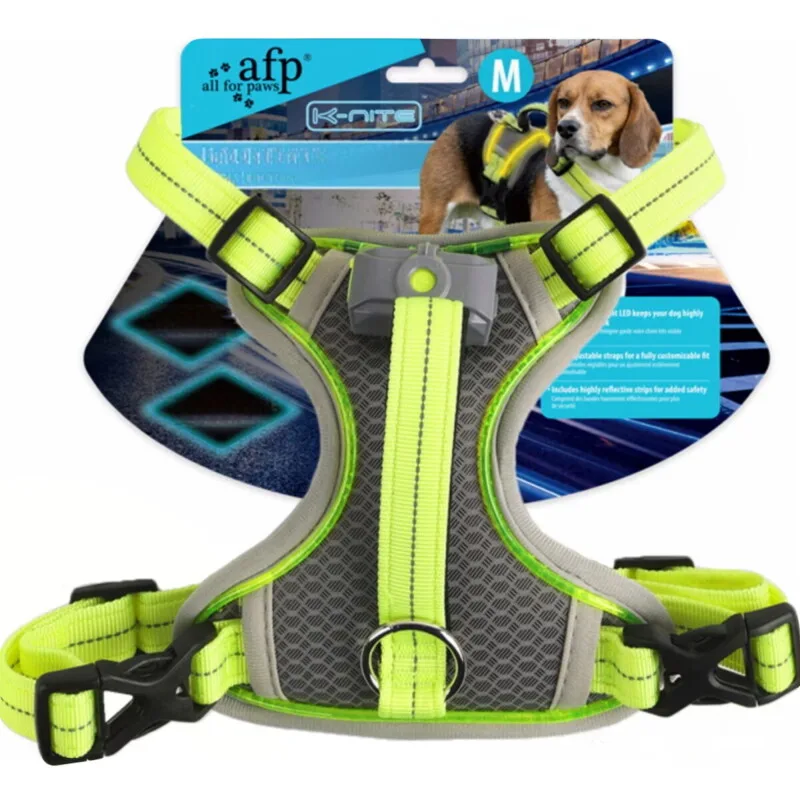 Hundegeschirr K-Nite Leuchtendes Reflektierendes M von All For Paws in Regular – Produktfoto