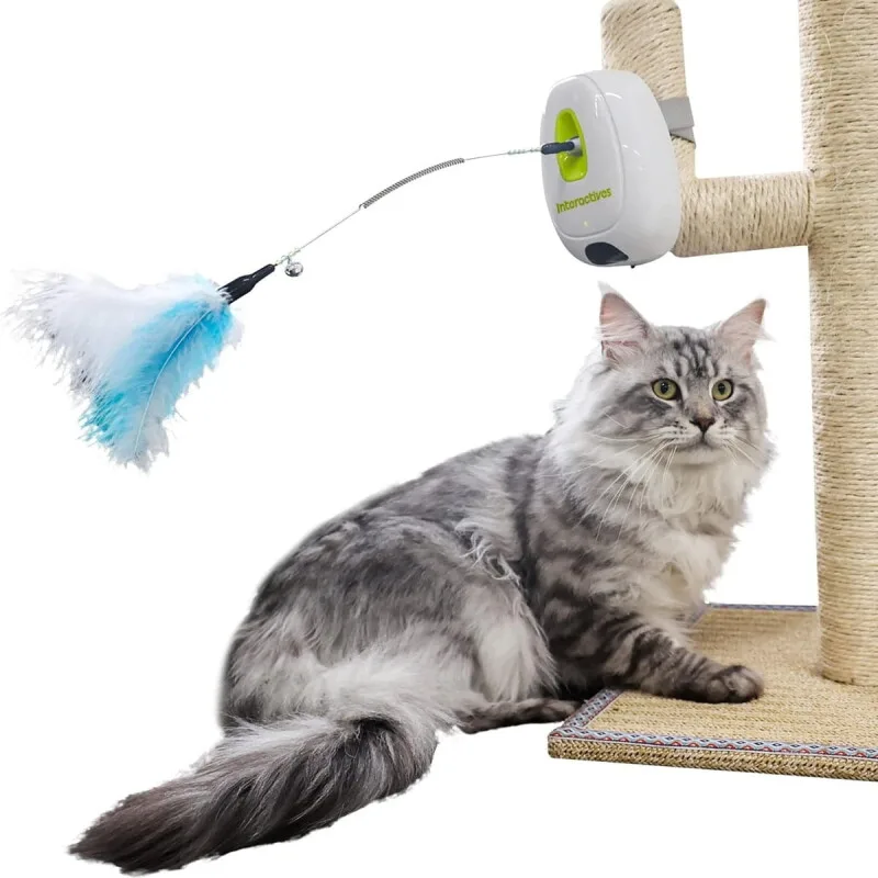 Interaktives Katzenspielzeug - Jumping Wand van All For Paws in Regular – productfoto
