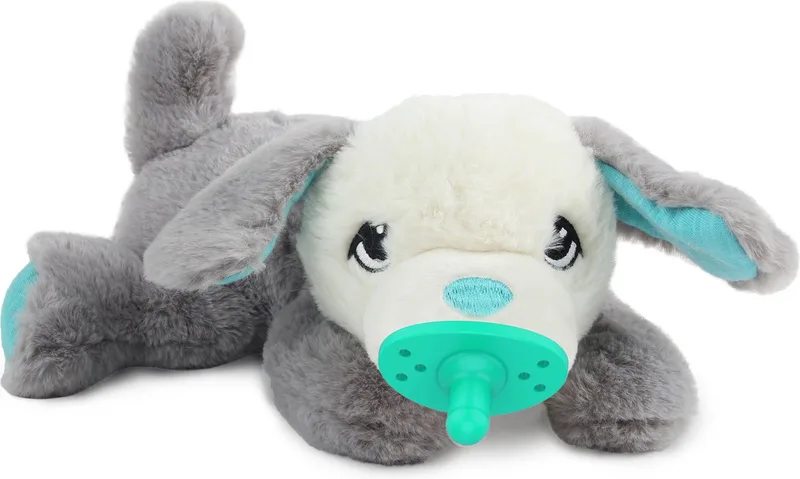 Puppy Speelgoed Heartbeat & Warm Pacifier Buddy - Hondenspeelgoed by All For Paws in Grey – product photo