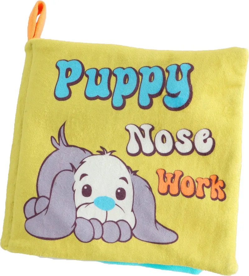 Pups - Nose Work Book Toy - Hondenspeelgoed by All For Paws in Yellow – product photo