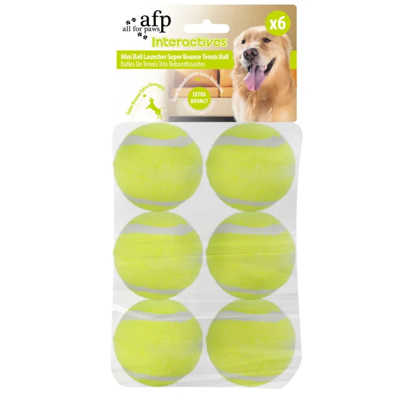 Super Bounce Tennis Ball für Mini Ball Laucher de All For Paws en Regular – photo produit