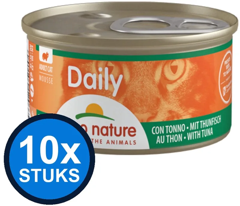 10x Almo Nature Daily - Kattenvoer Natvoer Blik - Tonijn - 400g by Almo Nature – product photo
