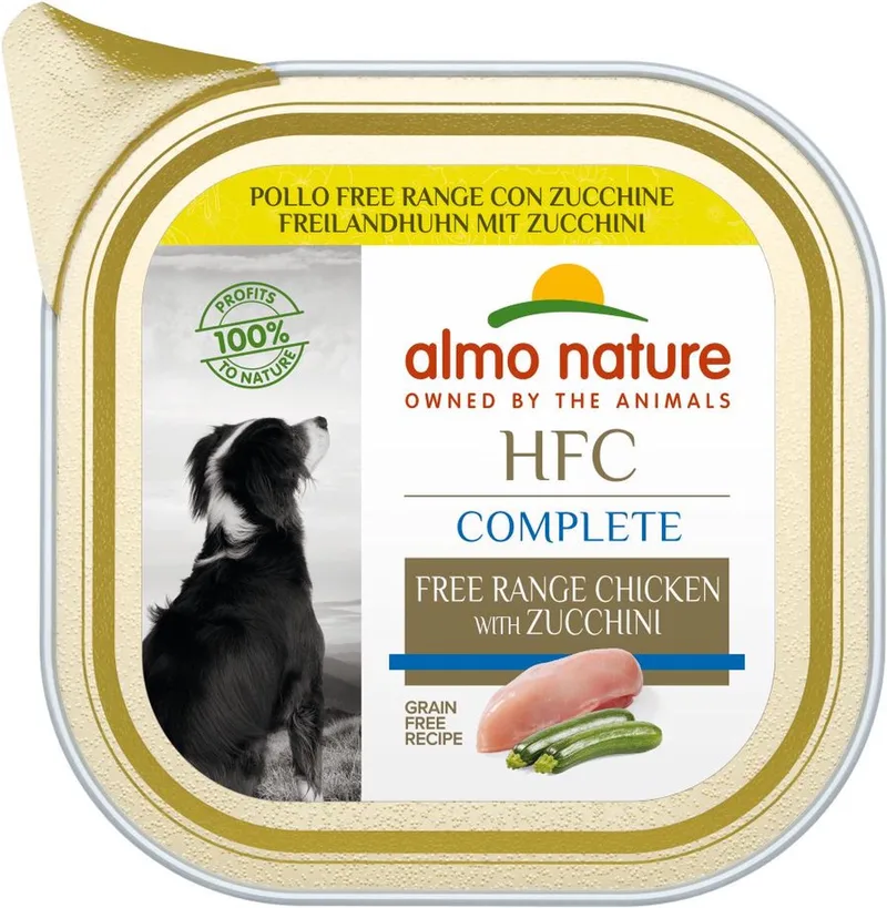 10x Almo Nature HFC Complete vrije uitloopkip natvoer hond 85 g de Almo Nature – photo produit