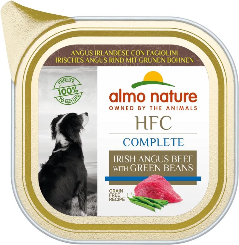 15x Almo Nature HFC Complete Iers Angus rundvlees natvoer hond 85 g von Almo Nature – Produktfoto