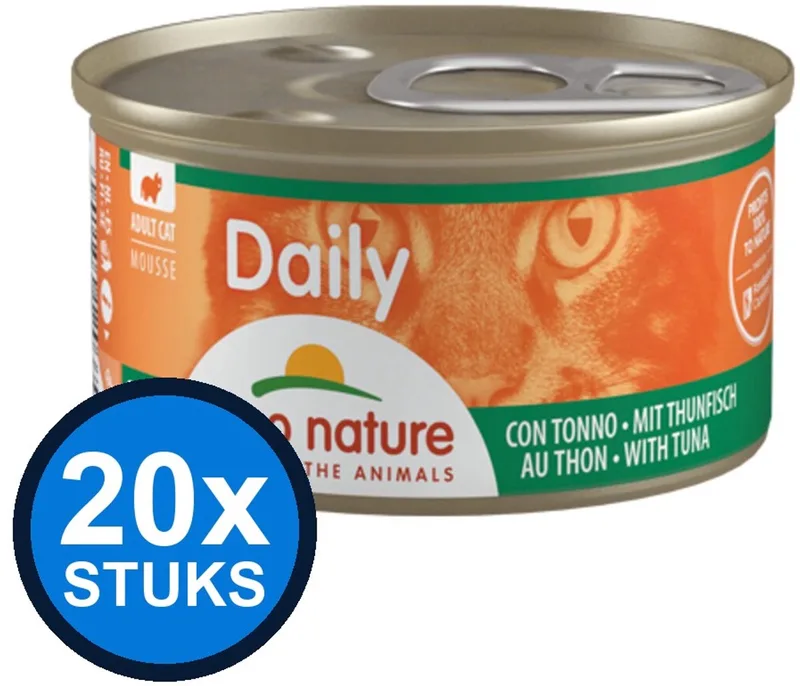 20x Almo Nature Daily - Kattenvoer Natvoer Blik - Tonijn - 400g by Almo Nature – product photo