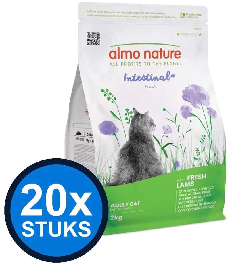 20x Almo Nature Functional - Kattenvoer Droogvoer - Intestinal Help - Lam - 400g de Almo Nature – photo produit
