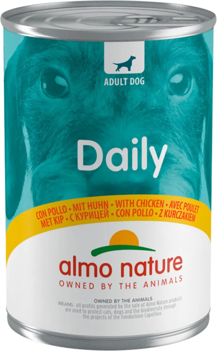 48x Almo Nature Daily Menu Hondenvoer Nat Kip 400 gr de Almo Nature – photo produit