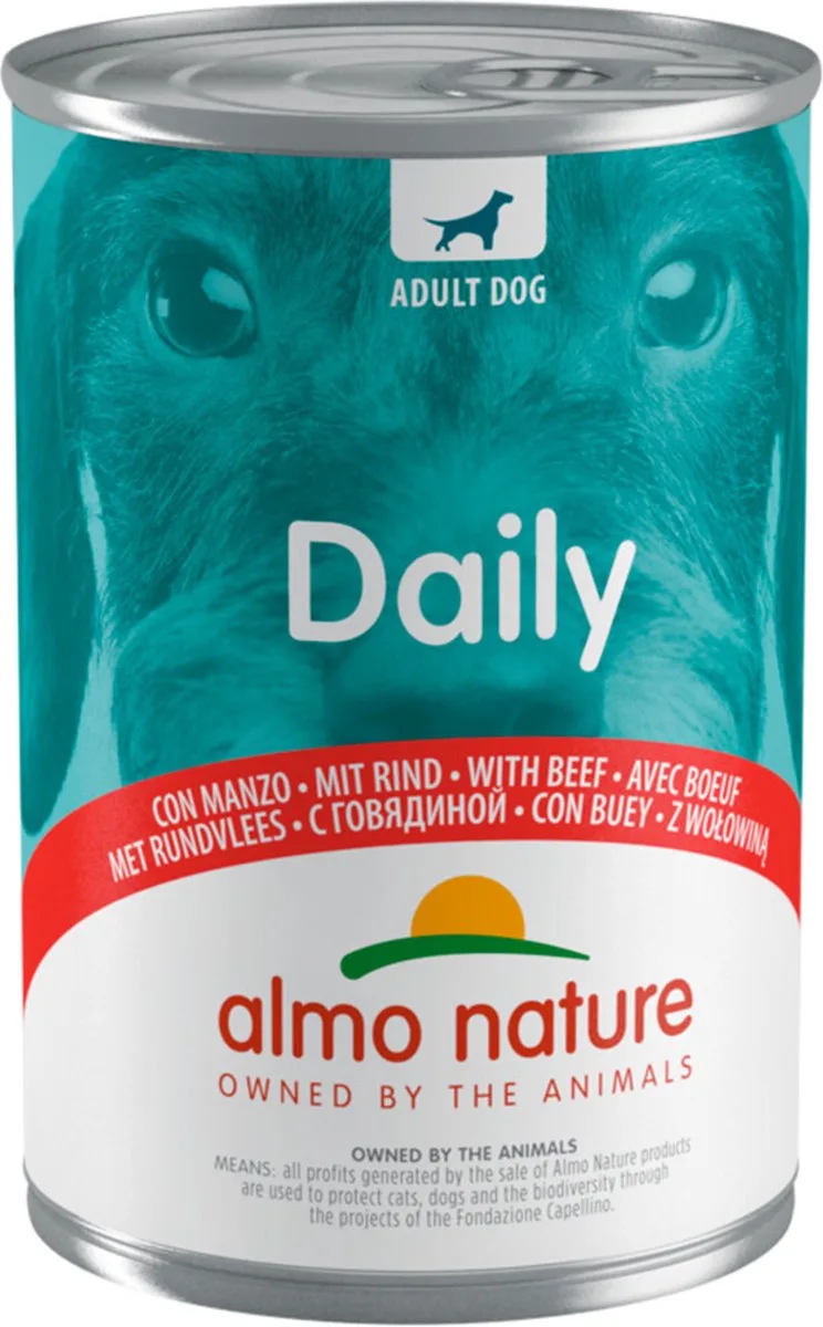 48x Almo Nature Daily Menu Hondenvoer Nat Rund 400 gr by Almo Nature – product photo
