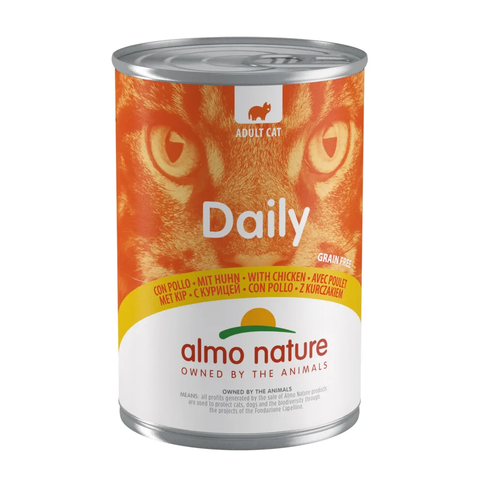 48x Almo Nature Daily Menu Kattenvoer Nat Kip 400 gr de Almo Nature – photo produit