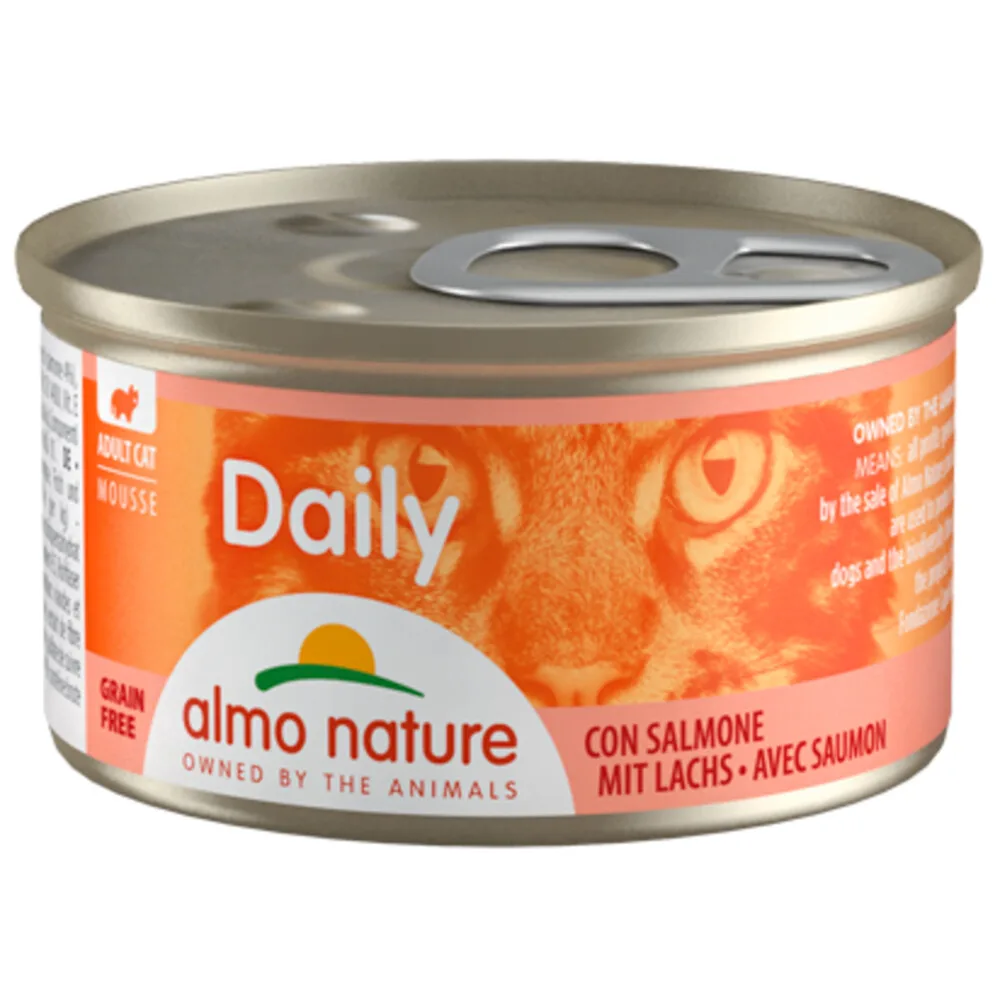 48x Almo Nature Daily Menu Kattenvoer Nat Mousse Zalm 85 gr de Almo Nature – photo produit