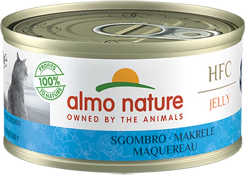 48x Almo Nature HFC Jelly Kattenvoer Nat Makreel 70 gr von Almo Nature – Produktfoto