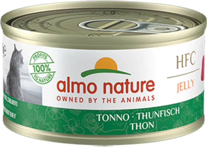 48x Almo Nature HFC Jelly Kattenvoer Nat Tonijn 70 gr de Almo Nature – photo produit