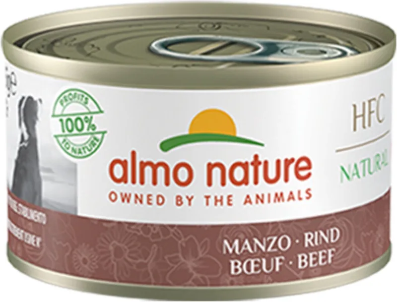 48x Almo Nature HFC Natural Hondenvoer Rundvlees 95 gr de Almo Nature – photo produit