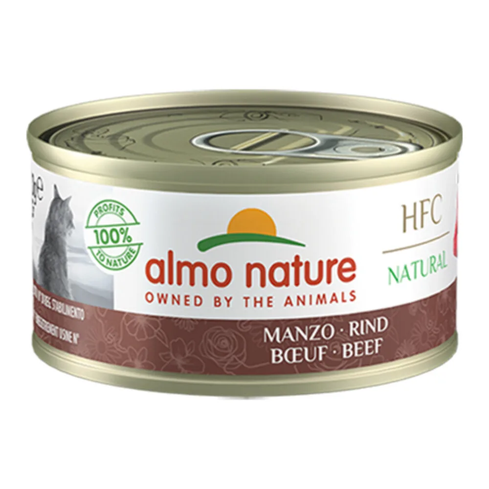 48x Almo Nature HFC Natural Kattenvoer Nat Rund 70 gr de Almo Nature – photo produit