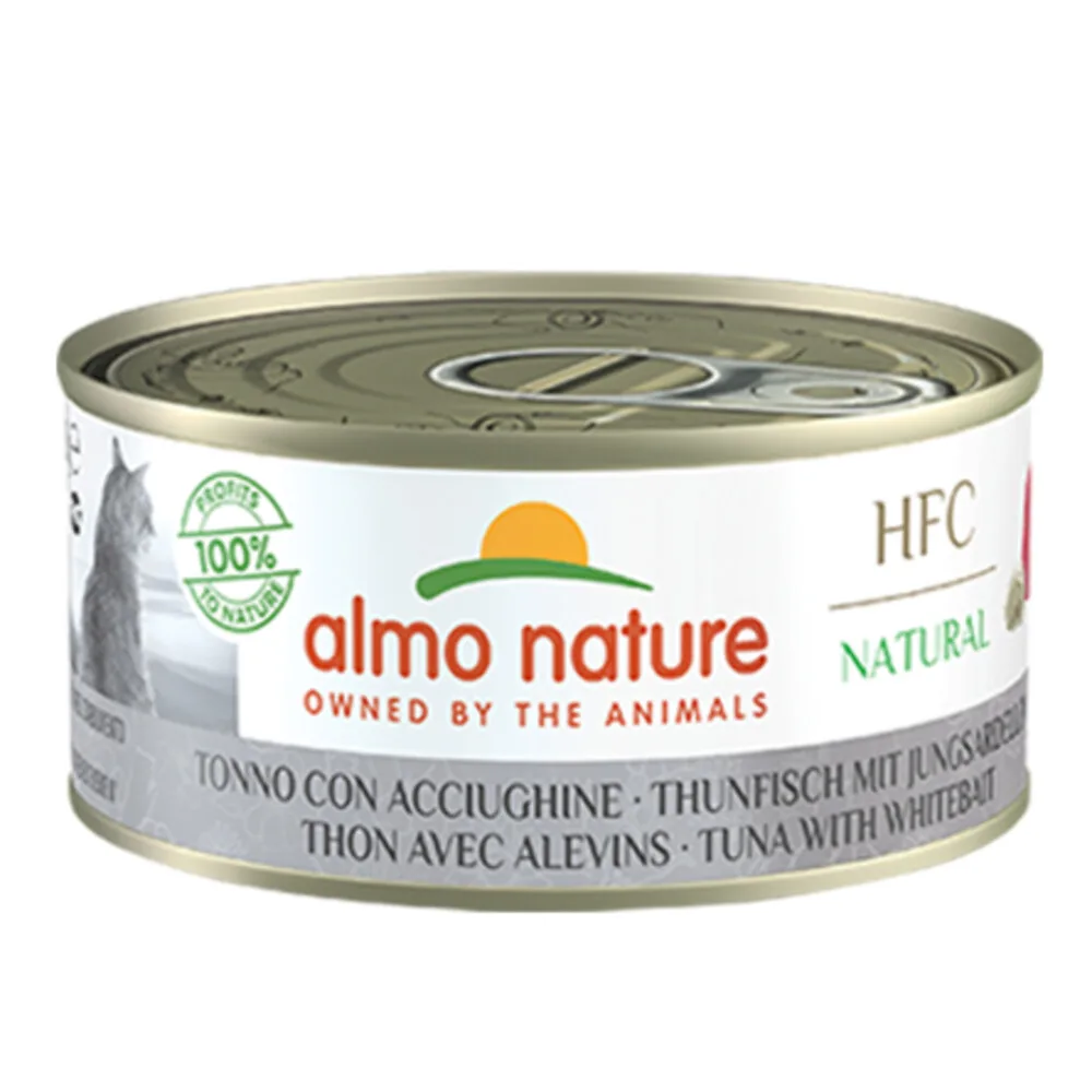 48x Almo Nature HFC Natural Kattenvoer Nat Tonijn & Ansjovis 150 gr de Almo Nature – photo produit