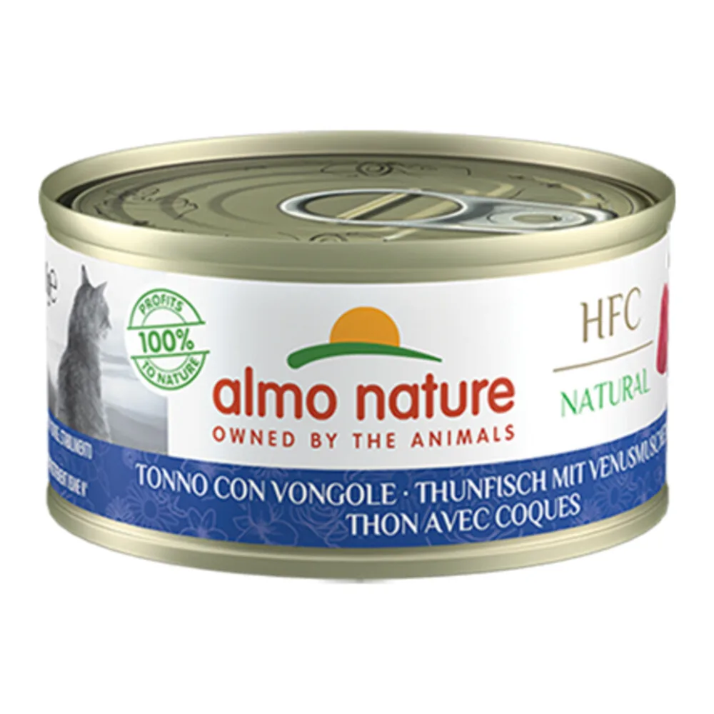 48x Almo Nature HFC Natural Kattenvoer Nat Tonijn & Mosselen 70 gr de Almo Nature – photo produit