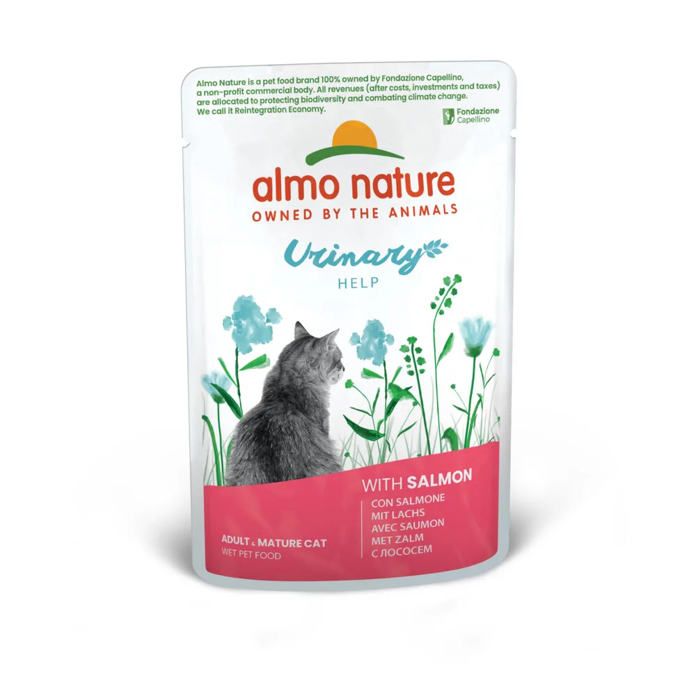 60x Almo Nature Kattenvoer Nat Urinary Help Zalm 70 gr von Almo Nature – Produktfoto
