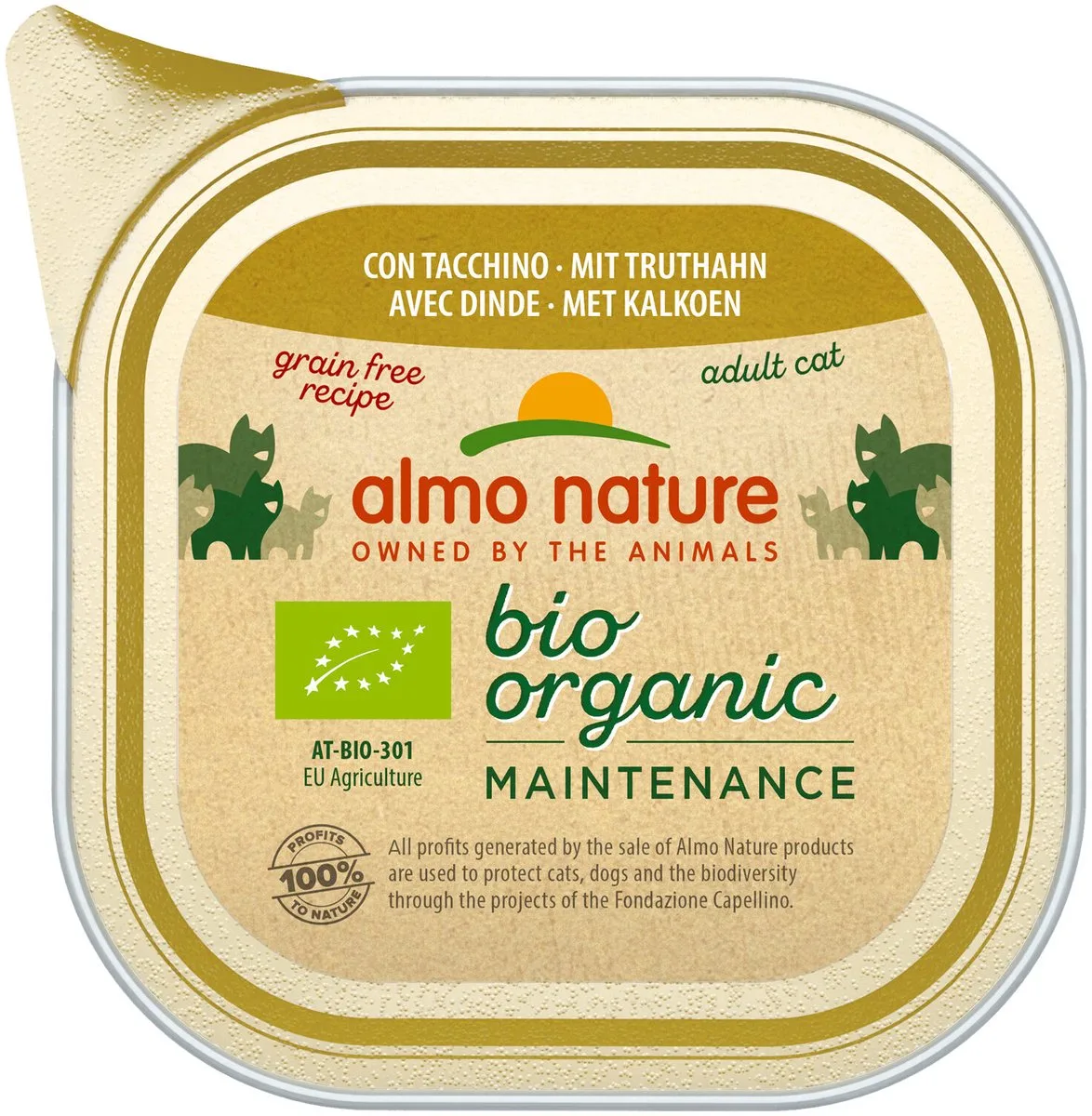 Bio Organic Maintenance - Kalkoen - 19 x 85g de Almo Nature – photo produit