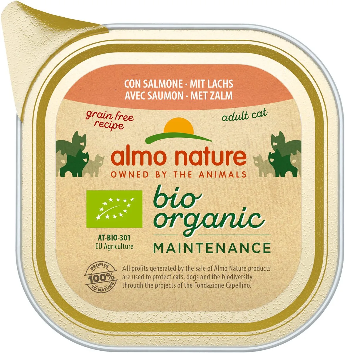 Bio Organic Maintenance - Zalm - 19 x 85g de Almo Nature – photo produit