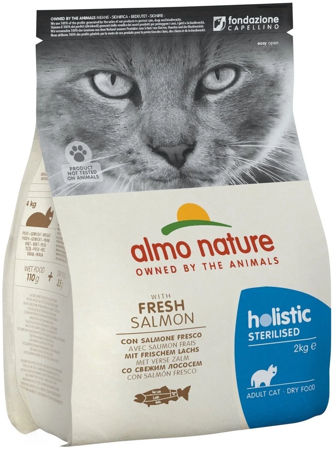 Cat Droog Witvis/Rijst 2 kg van Almo Nature – productfoto