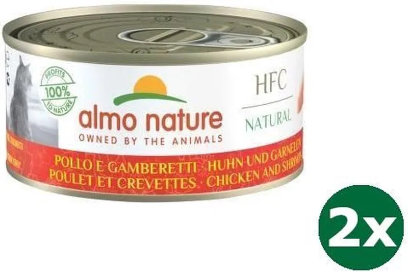 cat kip/garnaal kattenvoer 48x70 gr de Almo Nature – photo produit