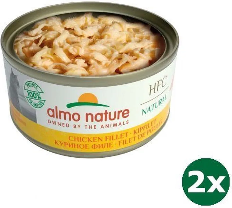 cat kipfilet kattenvoer 48x 24x70 gr de Almo Nature – photo produit