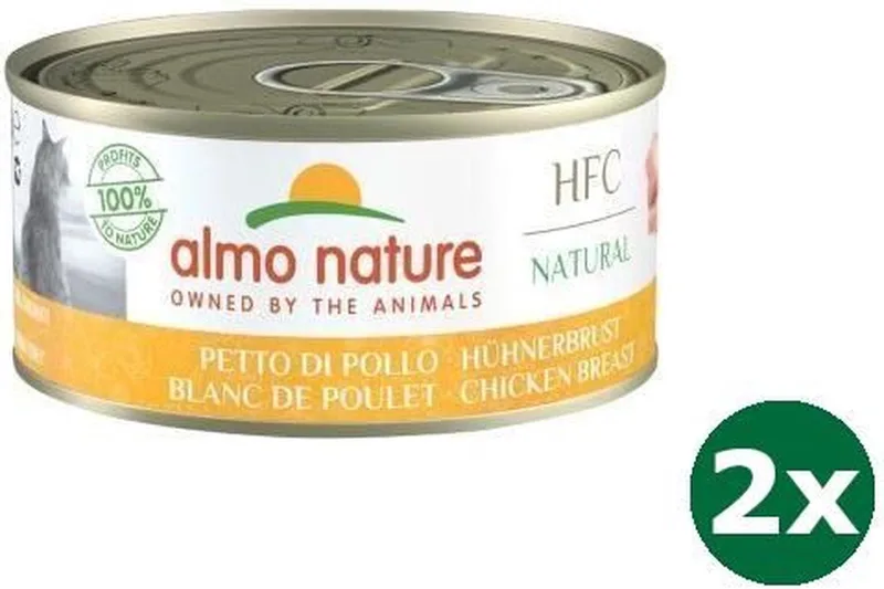 cat kippenborst kattenvoer 48x 24x70 gr de Almo Nature – photo produit