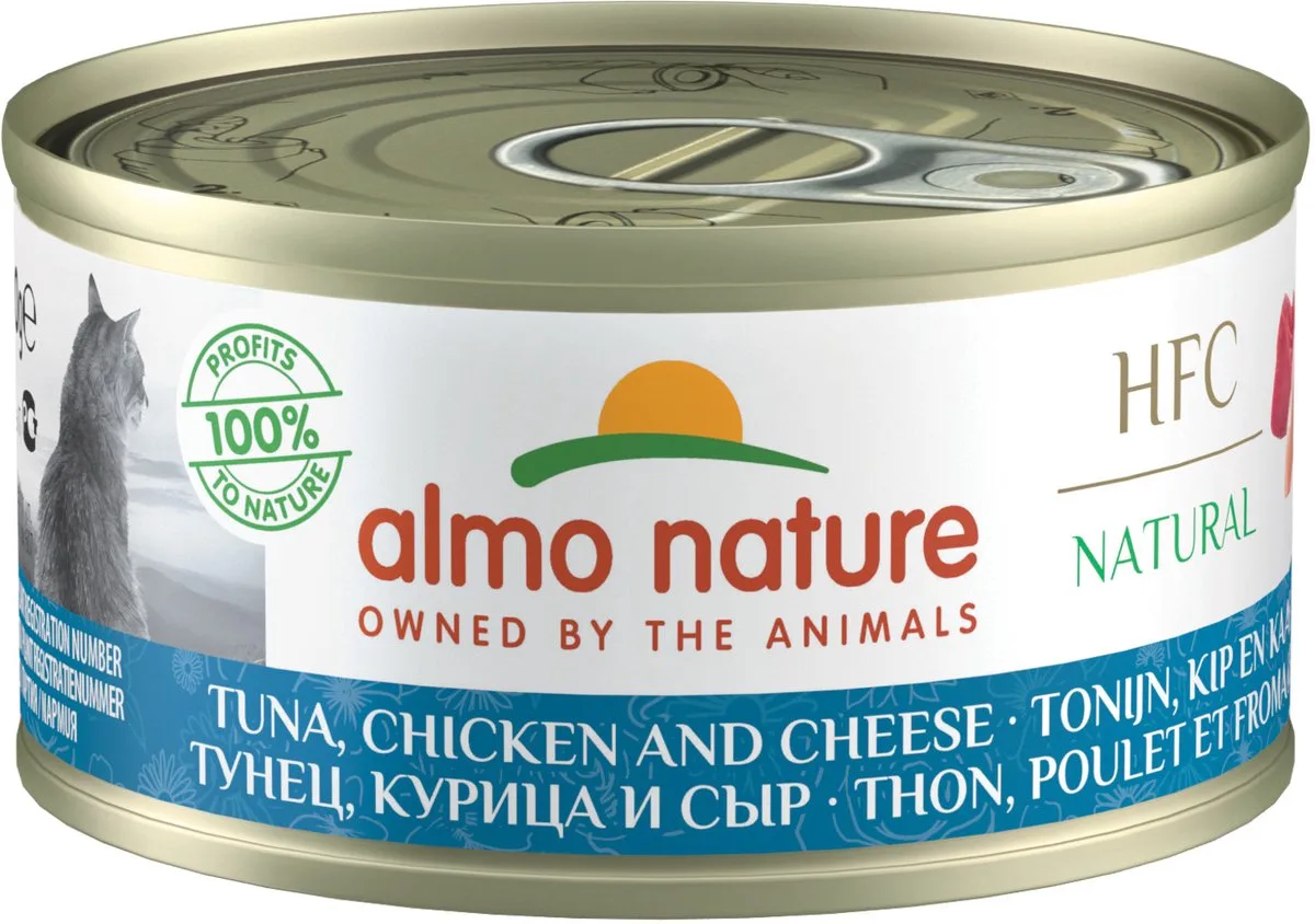 Cat Tonijn/Kip/Kaas 70 gr von Almo Nature – Produktfoto