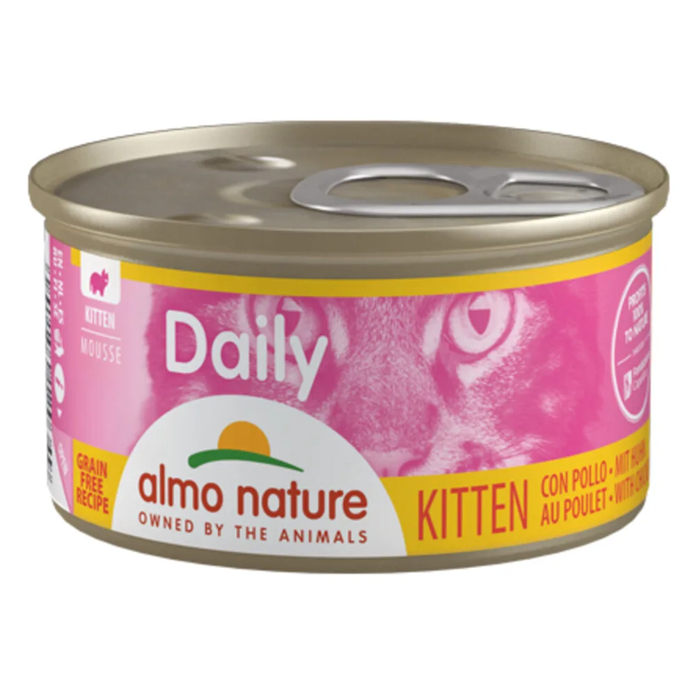 Daily Menu Kattenvoer Nat Kitten Mousse Kip 85 gr von Almo Nature – Produktfoto