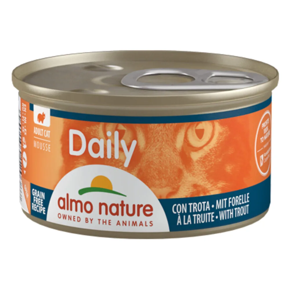 Daily Menu Kattenvoer Nat Mousse Forel 85 gr von Almo Nature – Produktfoto