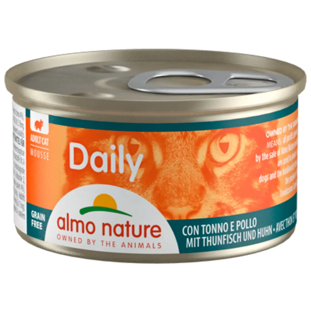 Daily Menu Kattenvoer Nat Mousse Tonijn & Kip 85 gr von Almo Nature – Produktfoto