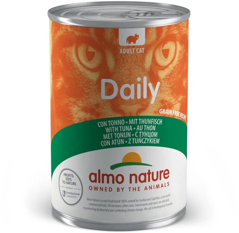 Daily Menu Kattenvoer Nat Tonijn 400 gr by Almo Nature – product photo