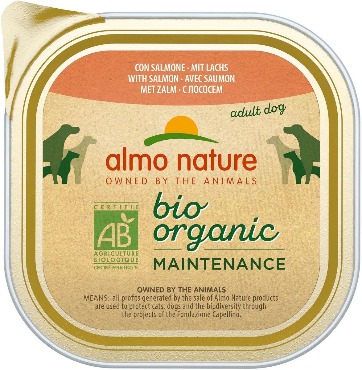 DailyMenu Bio Hond Zalm 300 gr de Almo Nature – photo produit