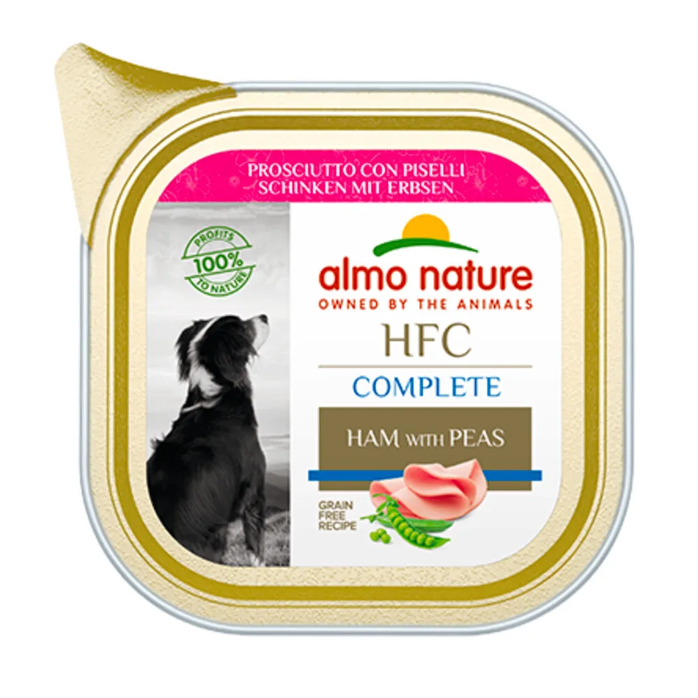 HFC Hondenvoer Nat Ham & Erwten 85 gr van Almo Nature – productfoto