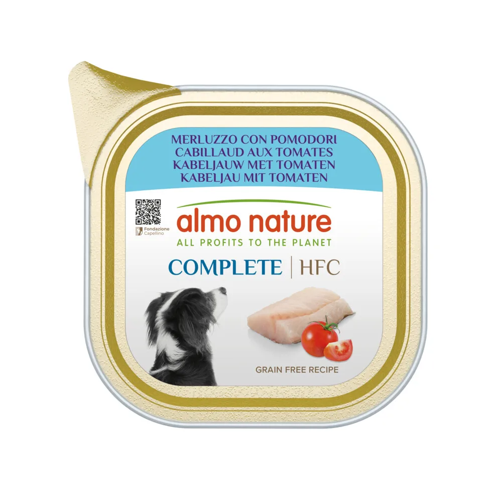 HFC Hondenvoer Nat Kabeljauw & Zalm 150 gr van Almo Nature – productfoto