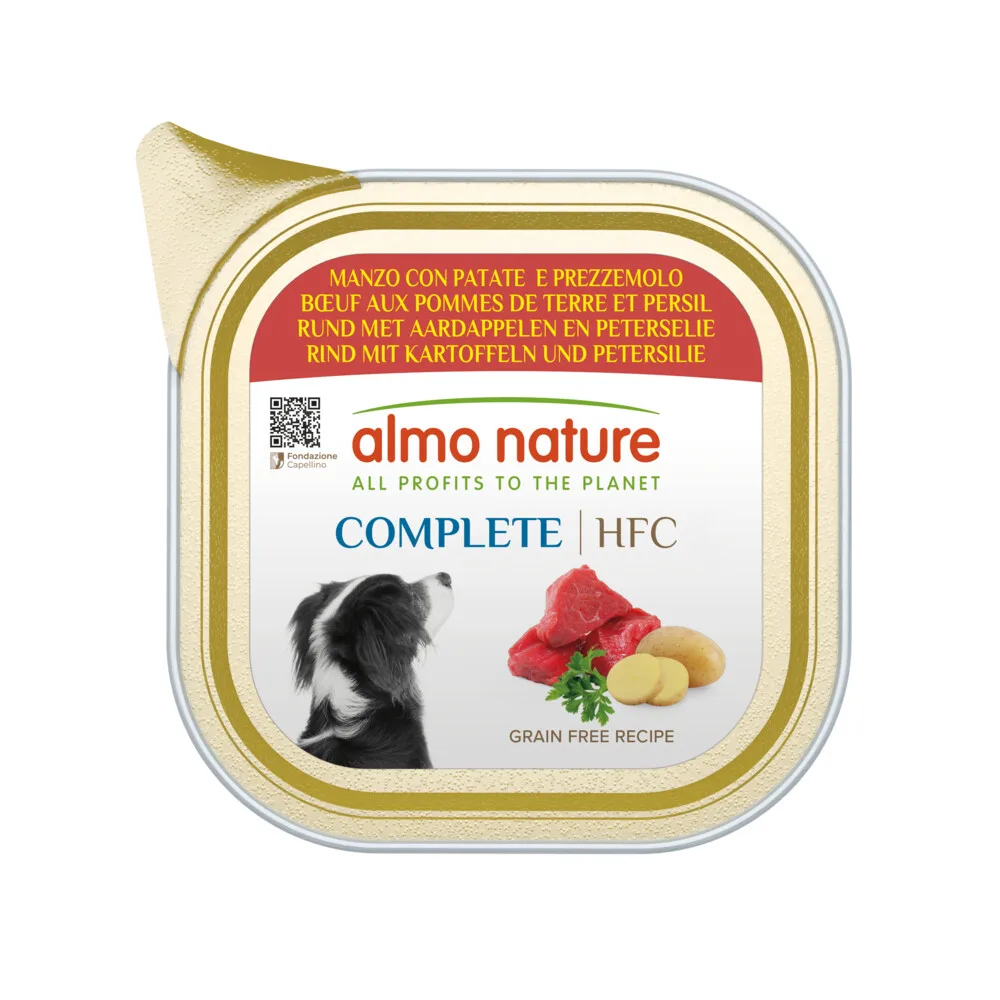 HFC Hondenvoer Nat Rund & Aardappel 150 gr van Almo Nature – productfoto