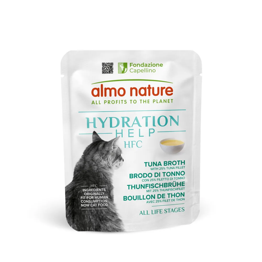 HFC Hydration Help Kattenvoer Tonijnbouillon met Tonijnfilet 50 gr von Almo Nature – Produktfoto
