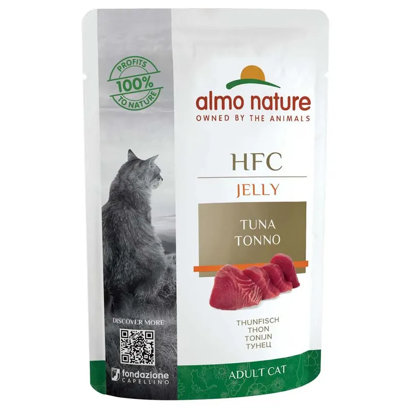 Hfc Jelly Tonijn Natvoer Voor Katten 55g de Almo Nature – photo produit