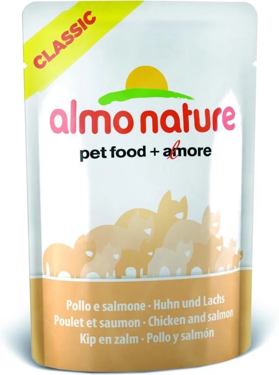 HFC Kat Kip - Zalm 55 gr de Almo Nature – photo produit