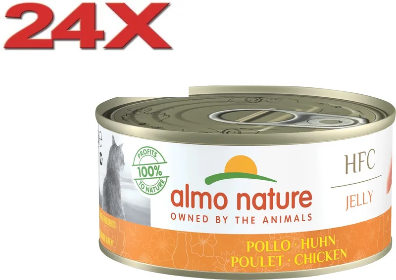 HFC - Kattenvoer - Jelly Kip - 24x150gr von Almo Nature – Produktfoto