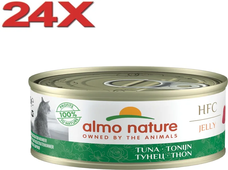 HFC - Kattenvoer - Jelly Tonijn - 24x150gr von Almo Nature – Produktfoto
