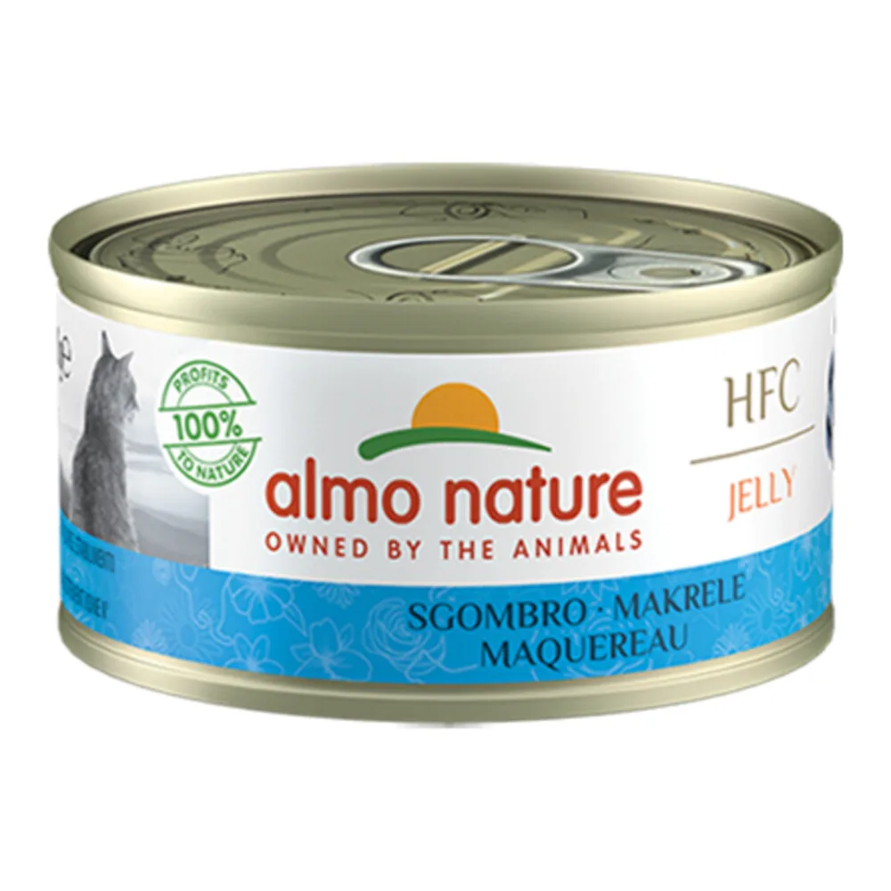 HFC Kattenvoer Nat in Gelei Makreel 70 gr von Almo Nature – Produktfoto