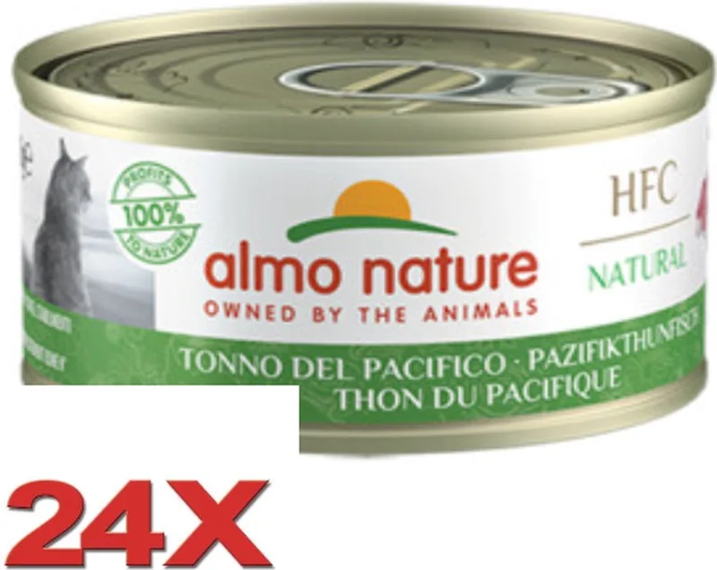 HFC - Kattenvoer - Pacific Tonijn - 24x70gr de Almo Nature – photo produit