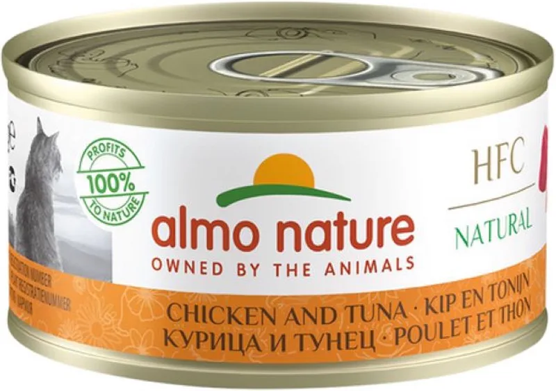 HFC - Kattenvoer - Tonijn & Kip - 15x70gr de Almo Nature – photo produit
