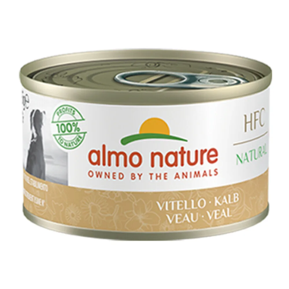 HFC Natural Hondenvoer Nat Kalfsvlees 95 gr van Almo Nature – productfoto