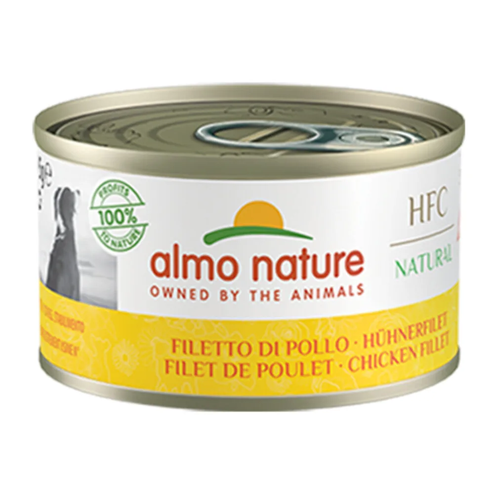 HFC Natural Hondenvoer Nat Kipfilet 95 gr van Almo Nature – productfoto