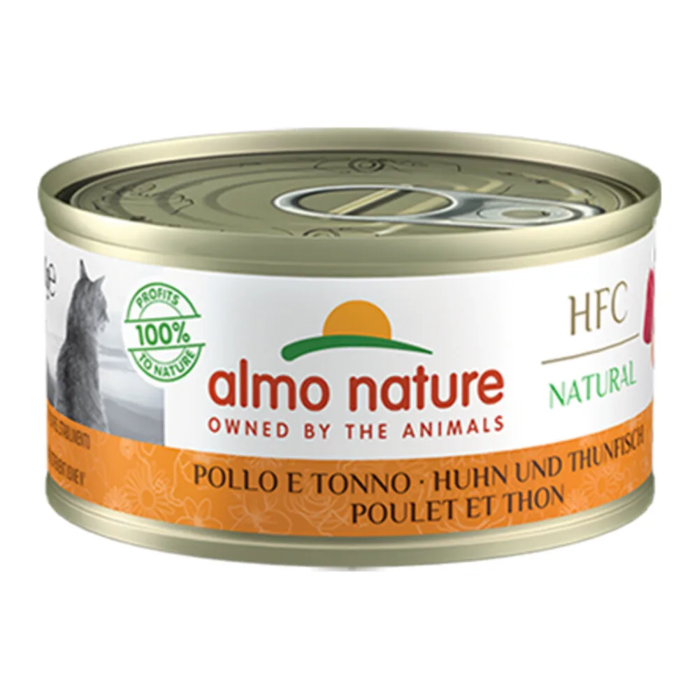 HFC Natural Kattenvoer Nat Kip & Tonijn 70 gr van Almo Nature – productfoto