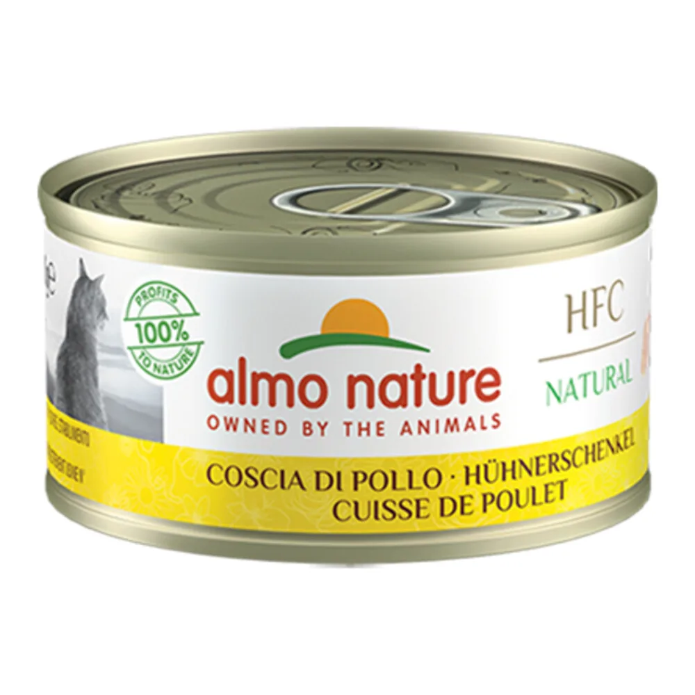 HFC Natural Kattenvoer Nat Kippenboutvlees 70 gr van Almo Nature – productfoto